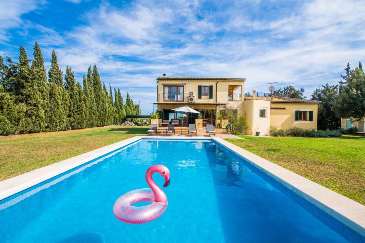 Traumhafte Finca Son Senyor - Mit Pferdekoppel Villa Sa Pobla Buitenkant foto