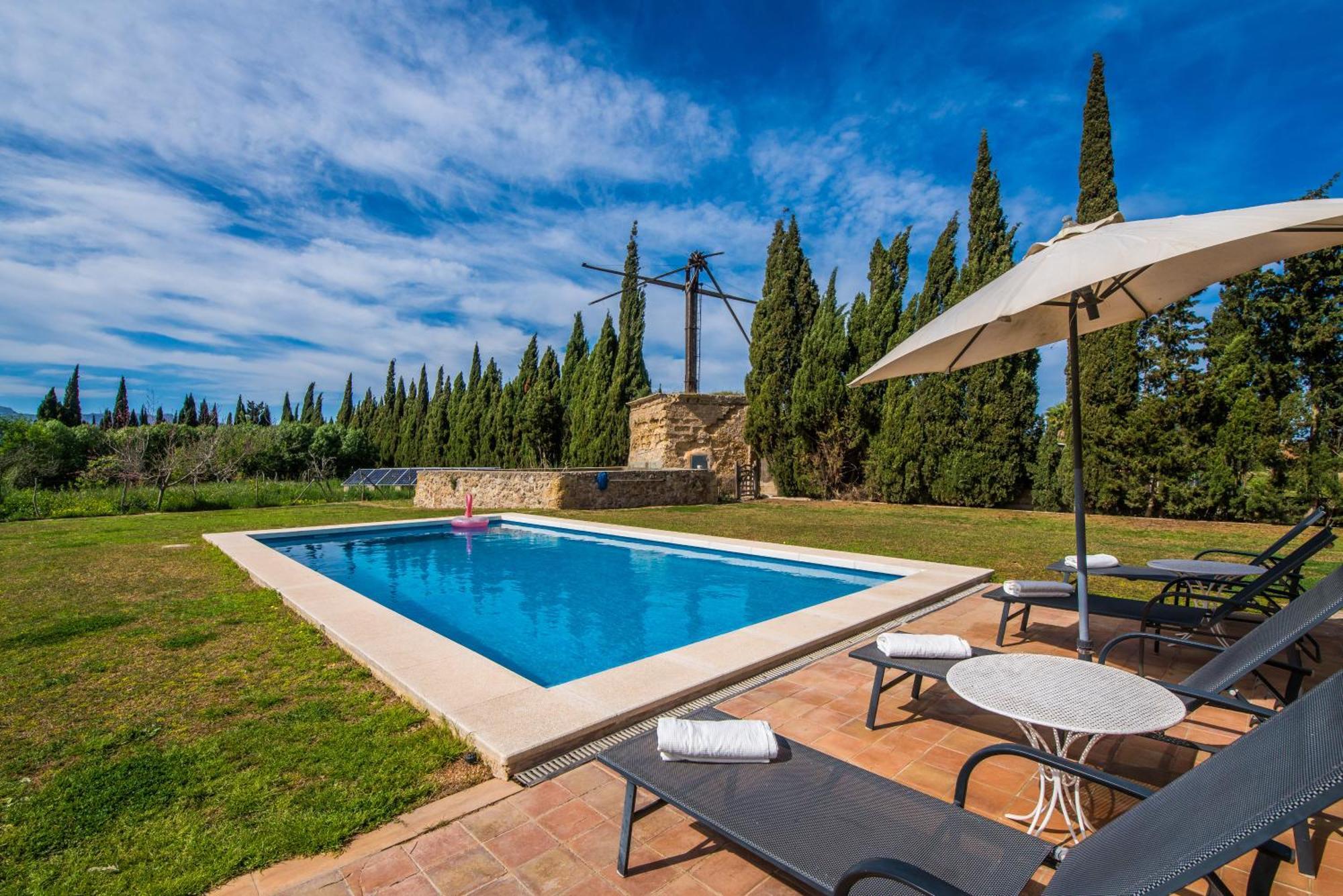 Traumhafte Finca Son Senyor - Mit Pferdekoppel Villa Sa Pobla Buitenkant foto