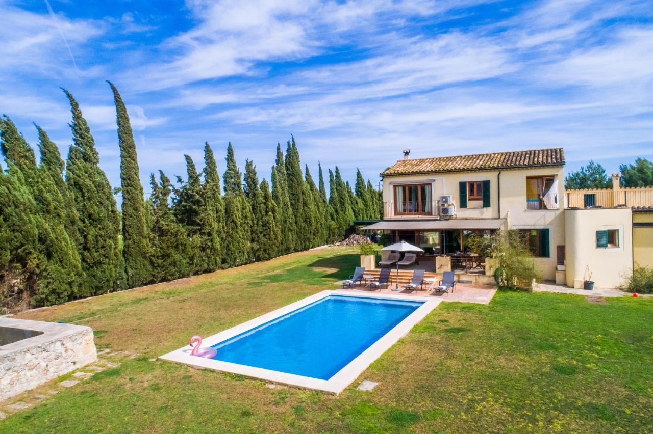 Traumhafte Finca Son Senyor - Mit Pferdekoppel Villa Sa Pobla Buitenkant foto
