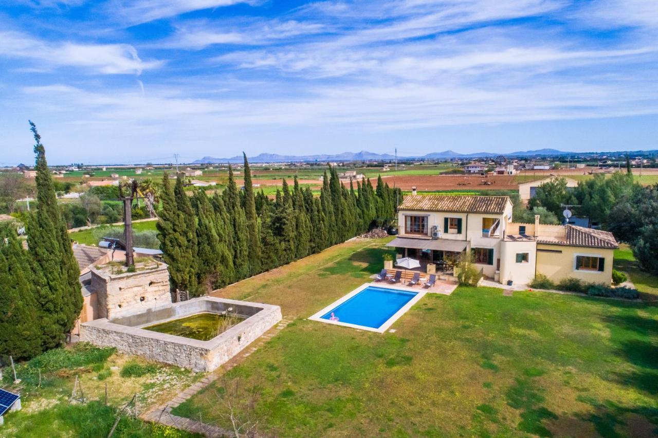 Traumhafte Finca Son Senyor - Mit Pferdekoppel Villa Sa Pobla Buitenkant foto